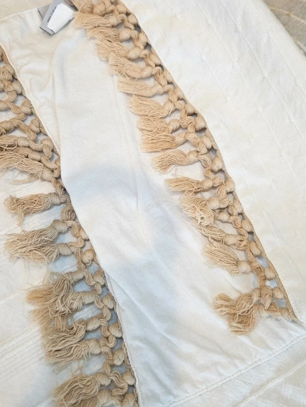 Boho Home Decor Bundle: 2 Ikea Pillow Covers + 1 Food Network Table Runner